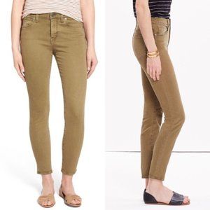 Madewell High Riser Skinny Skinny Crop
